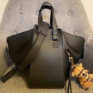 Loewe Calfskin Small Hammock Black